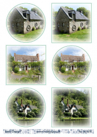 Billede: 6 billeder af ældre huse, barto design