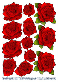 Billede: røde roser, barto design