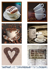 Billede: 6 billeder af og om kaffe, barto design