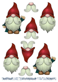 Billede: gnome med julehue, barto design