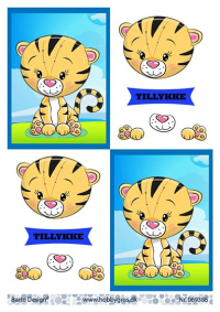 Billede: lille tigerunge, barto design