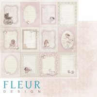 Billede: Fleur Design Scrapbooking Ark 30,5x30,5cm 1 ark dobbeltsidet FD1004011