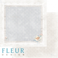 Billede: Fleur Design Scrapbooking Ark 30,5x30,5cm 1 ark dobbeltsidet FD1004052, førpris kr. 8,- nupris