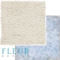 Billede: FLEUR DESIGN SCRAPBOOKING ARK 30X30CM 1 ARK FD1004806 Winter design, førpris kr. 8,- nupris