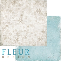 Billede: FLEUR DESIGN SCRAPBOOKING ARK 30X30CM 1 ARK FD1004807 Winter design, førpris kr. 8,- nupris