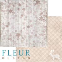 Billede: FLEUR DESIGN SCRAPBOOKING ARK 30X30CM 1 ARK FD1004810 Winter design