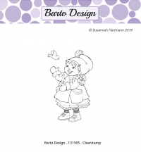 Billede: Barto Design Stempel “Nisse pige”, 3,7x6cmførpris kr. 32,- nupris