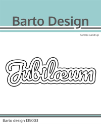 Billede: skæreskabelon Jubilæum med skygge, Barto Design Dies 