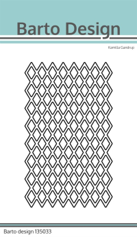 Billede: skæreskabelon harlekintern/espalier, Barto Design Dies 