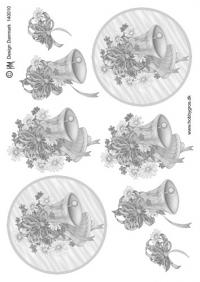 Billede: sort/hvid klokker, hmmetallic