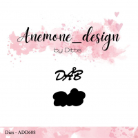 Billede: skæreskabelon DÅB med skygge, Anemone_design Dies