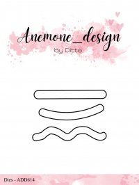 Billede: skæreskabelon huller til slider card, Anemone_design Dies