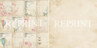 Billede:  REPRINT Scrapbooking Ark 1 STK 200GR 30,5×30,5cm, RP0221
