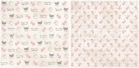 Billede: REPRINT Scrapbooking Ark 1 STK 200GR 30,5×30,5cm, RP0229