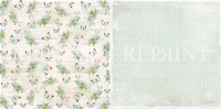 Billede: REPRINT Scrapbooking Ark 1 STK 200GR 30,5×30,5cm, RP0232