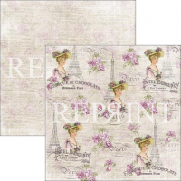 Billede: REPRINT Scrapbooking Ark 1 STK 200GR 30,5×30,5cm “RP0273