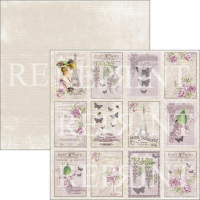 Billede: REPRINT Scrapbooking Ark 1 STK 200GR 30,5×30,5cm “RP0276