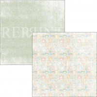 Billede: REPRINT Scrapbooking Ark 1 STK 200GR 30,5×30,5cm “RP0313