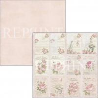 Billede: REPRINT Scrapbooking Ark 1 STK 200GR 30,5×30,5cm “RP0326