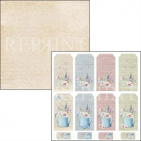 Billede: REPRINT Scrapbooking Ark 1 STK 200GR 30,5×30,5cm “RP0357