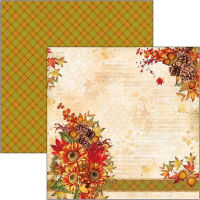 Billede: Ciao Bella Scrapbooking Sheets CBSS077, 1 dobbeltsidet ark - 30,5x30,5cm