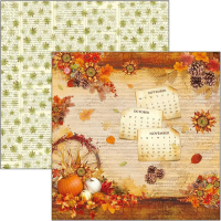 Billede: Ciao Bella Scrapbooking Sheets CBSS078, 1 dobbeltsidet ark - 30,5x30,5cm