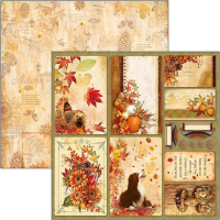Billede: Ciao Bella Scrapbooking Sheets CBSS079, 1 dobbeltsidet ark - 30,5x30,5cm