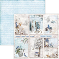 Billede: Ciao Bella Scrapbooking Sheets CBSS083, 1 dobbeltsidet ark - 30,5x30,5cm
