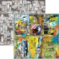 Billede: Ciao Bella Scrapbooking Sheets CBSS098
1 dobbeltsidet ark - 30,5x30,5cm