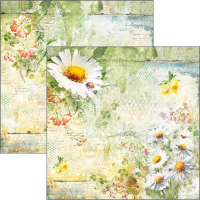 Billede: Ciao Bella Scrapbooking Sheets CBSS118, 1  dobbeltsidet ark, Microcosmos, 30,5x30,5cm