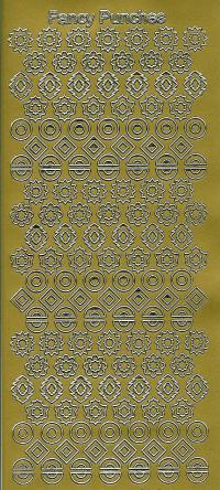 Billede: fancy punches guld stickers
