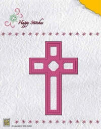 Billede: skabelon happy Stitching Dies HSD006 Cross, nellie snellen
