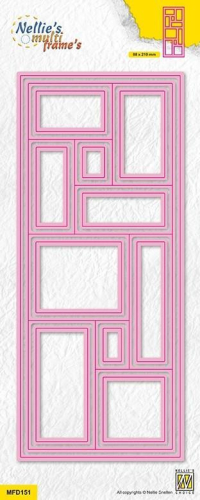 Billede: skæreskabelon NS Multiframe dies “Quilt-1