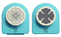 Billede: stor blomst ca. 30mm, FLP045 stanser og præger