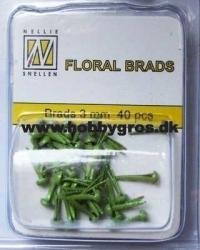 Billede: nellie snellens glitter brads, ca. 40 stk. green, gb005