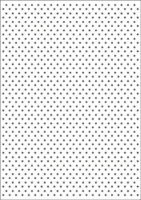 Billede: NS Embossingfolder A4 med dots HSF011, passer til PressBoss
