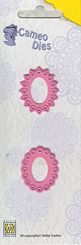 Billede: Cameo die Oval Frame Meduim CAD0003
