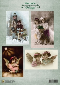 Billede: Vintage ark NEVI048 1 ark, nellie snellen
