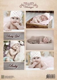 Billede: Nellie Snellen Vintage Ark, NEVI 066, baby girls
