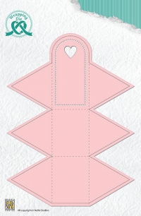 Billede: skære/prægeskabelon WRAPPING DIES GIFT BOX “TRIANGLE