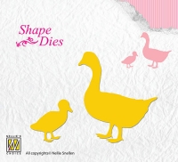 Billede: skæreskabelon NS SHAPE DIES “Geese