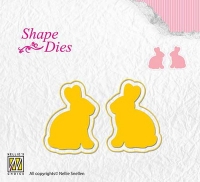 Billede: skæreskabelon Nellie Snellen SHAPE DIE “Rabbits