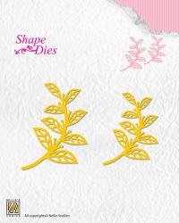 Billede: skæreskabelon 2 blade, NELLIE SNELLEN SHAPE DIE “Leaves-2