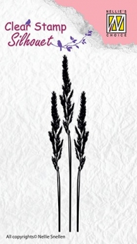 Billede: Nellie Snellen Silhouette Clearstamp SIL001, aks, førpris kr. 30,00, nupris