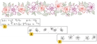 Billede: Nellie Snellen Stempel “Layered Stamps - Flower Border-1, førpris kr. 80,00, nupris