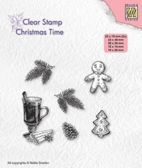 Billede: NS Clearstamp “Christmas Decoration