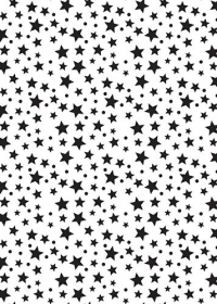 Billede: NS MIXED MEDIA STENCIL A5 NMMS026 stars