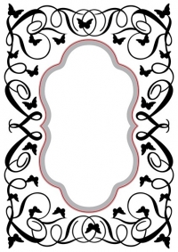 Billede: embossingfolder med udskæring, NS Hobby Solution Embossing + Cut Folder HSEFD006, førpris kr. 56,00, nupris