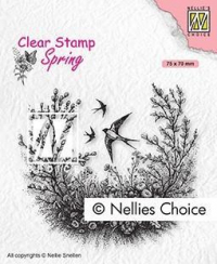 Billede: NS CLEARSTAMP “Spring is in the air