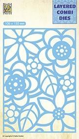 Billede: skæreskabelon NS Layered Combi Dies “Flowers - B